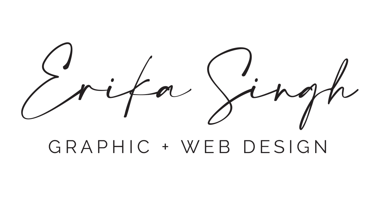 Erika Singh - Graphic + Web Design